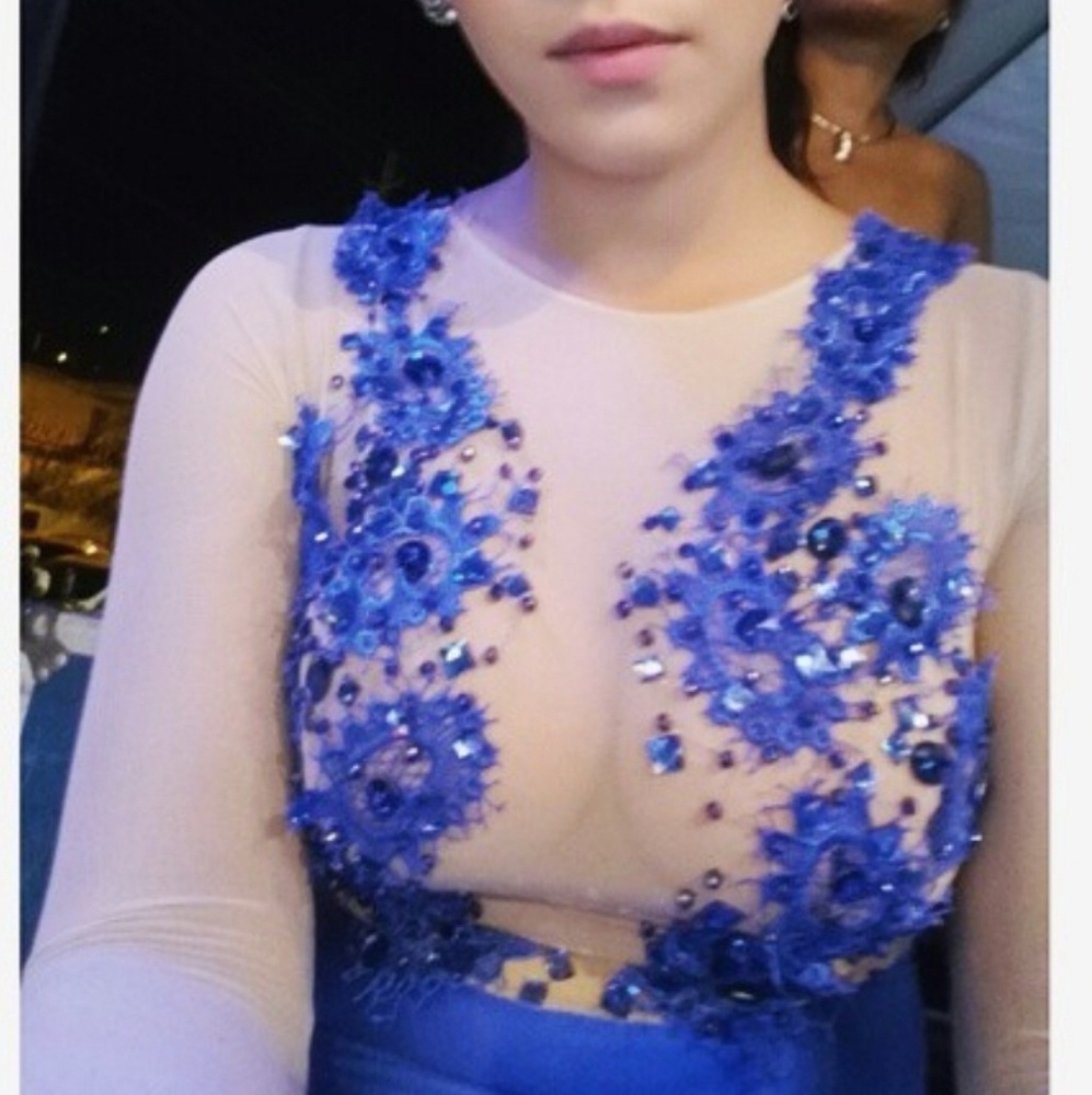 Designer jewerled handmade jumsuit